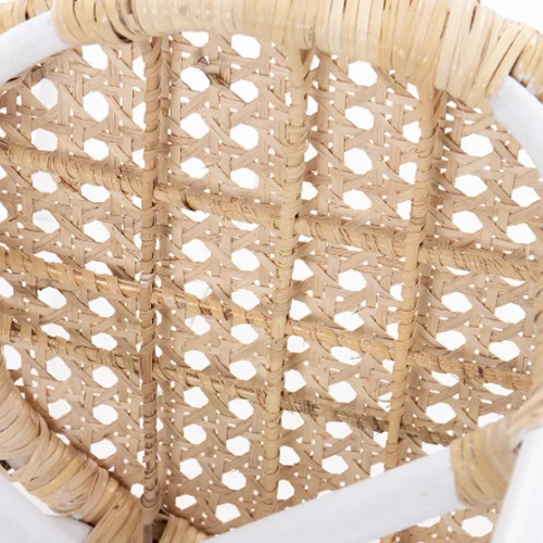 Silla Lampung blanco ratán