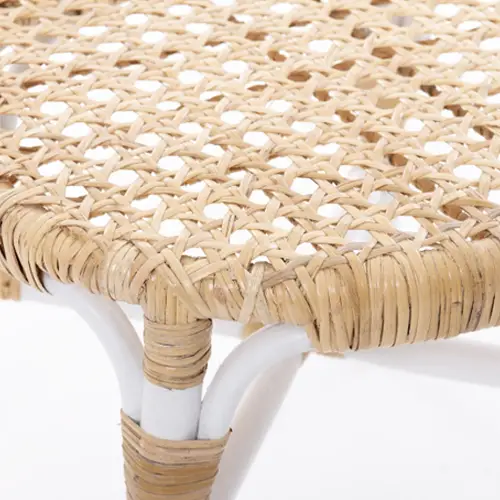 Silla Lampung blanco ratán
