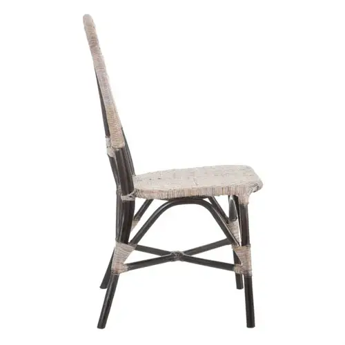Silla ratán marrón-beige