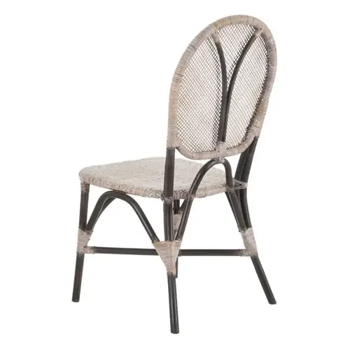 Silla ratán marrón-beige