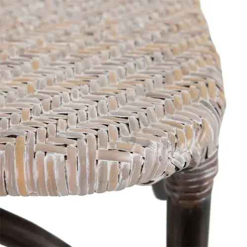 Silla ratán marrón-beige
