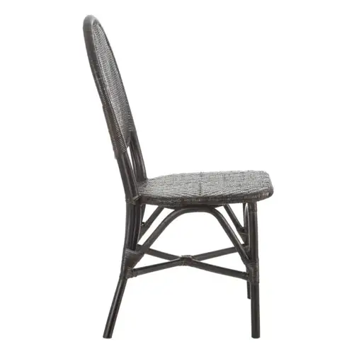 Silla ratán negra