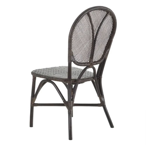 Silla ratán negra