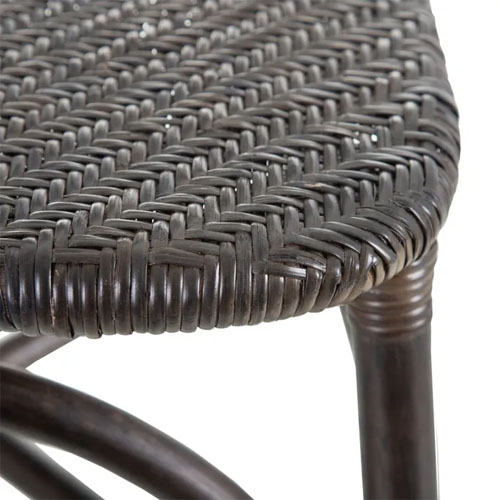 Silla ratán negra