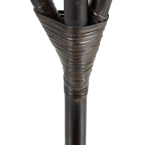 Silla ratán negra