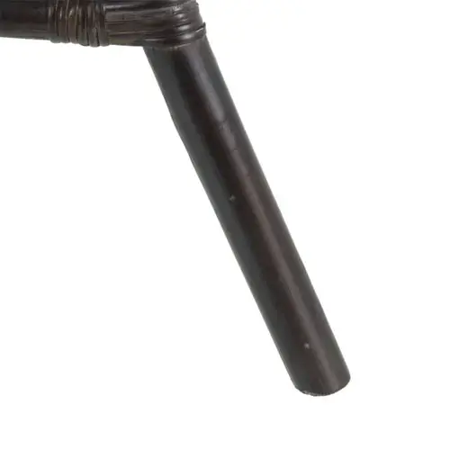 Silla ratán negra