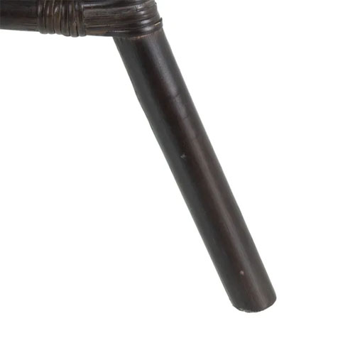 Silla ratán negra