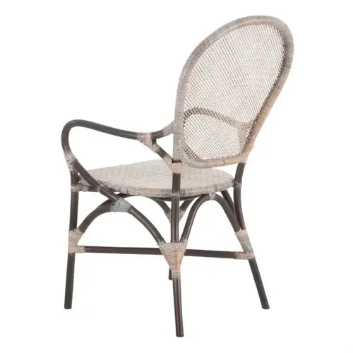 Silla ratán marrón-beige