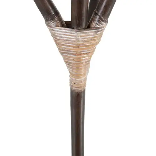 Silla ratán marrón-beige