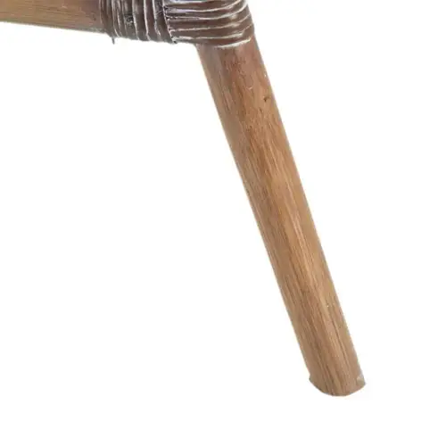 Silla ratán marrón oscuro-negro