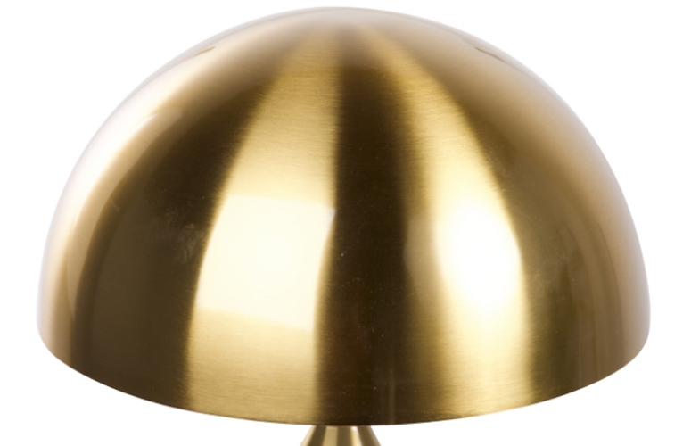 Lámpara sobremesa Hayward metal dorado