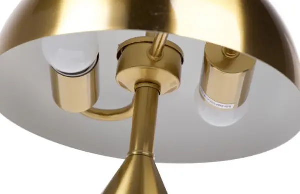 Lámpara sobremesa Hayward metal dorado