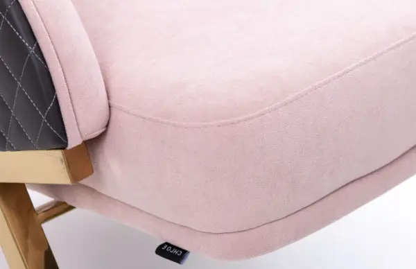 Sillón Velvet Baltimore terciopelo rosa