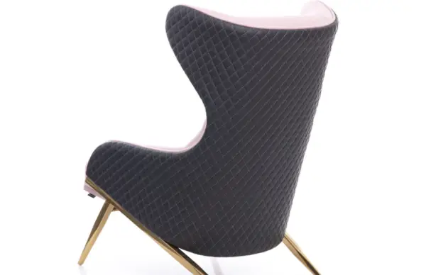 Sillón Velvet Baltimore terciopelo rosa