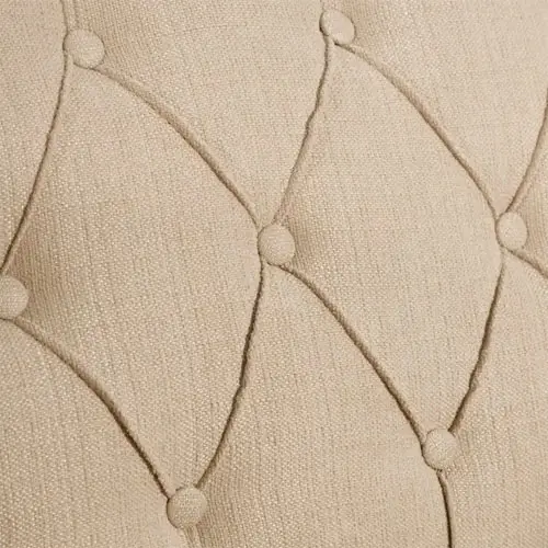 Sillón tejido-madera beige y natural