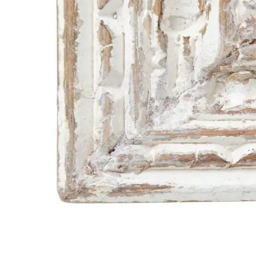 Espejo pared blanco rozado