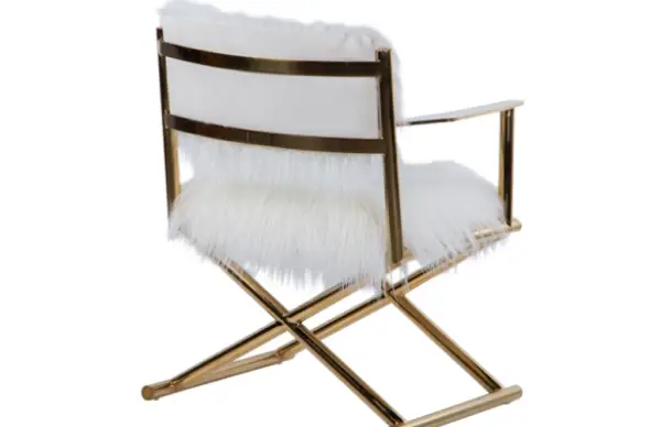 Silla Memphis blanco acero inoxidable