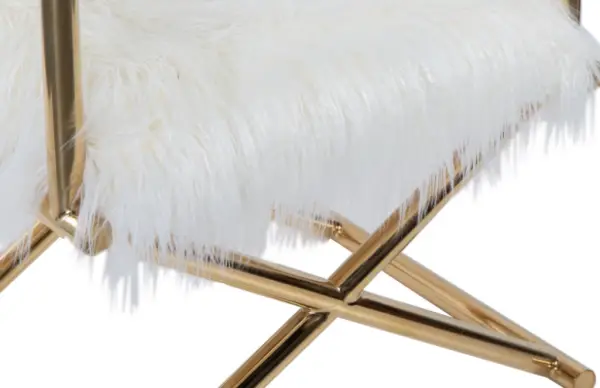 Silla Memphis blanco acero inoxidable