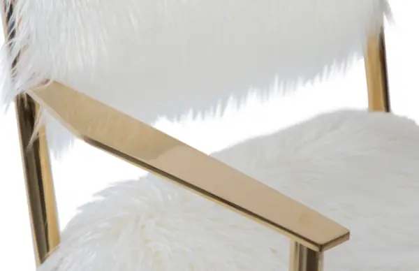 Silla Memphis blanco acero inoxidable