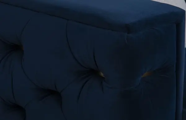 Sofá Velvet terciopelo azul