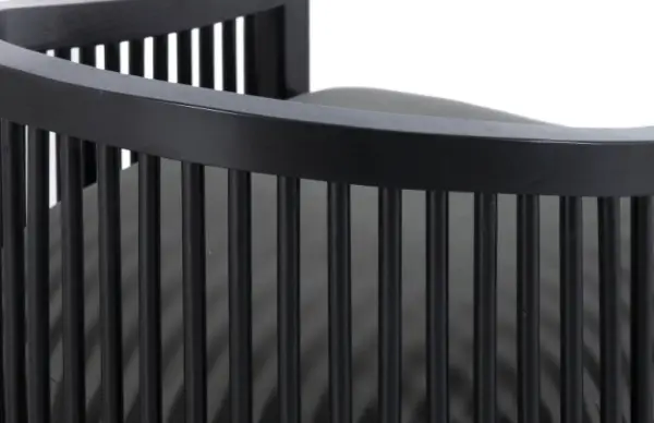 Sillón Trondheim poliéster negro