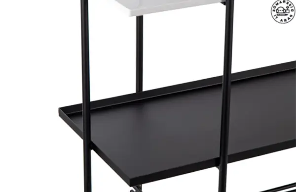 Estantería Kerava hierro negro