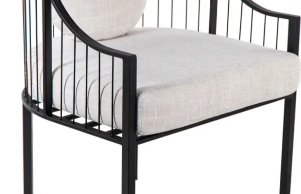 Sillón Sigtuna hierro negro