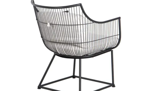 Sillón Grimstad hierro negro