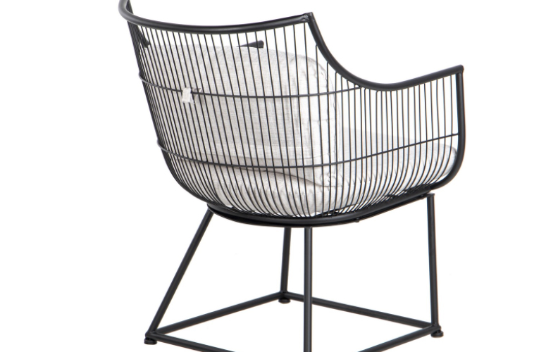 Sillón Grimstad hierro negro