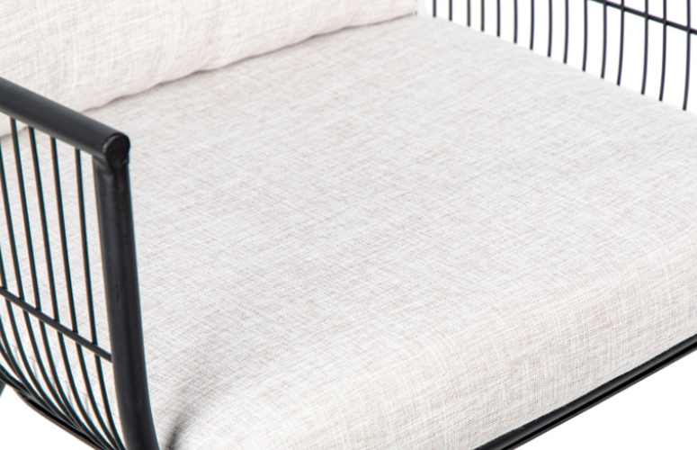 Sillón Grimstad hierro negro