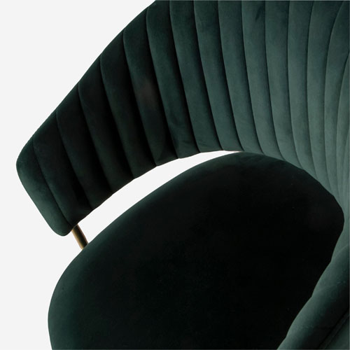 Silla Leslie verde