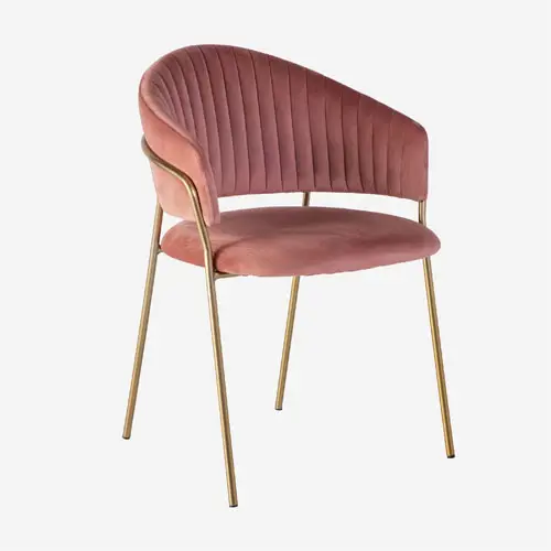 Silla Leslie rosa