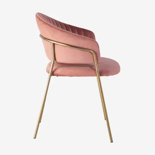 Silla Leslie rosa