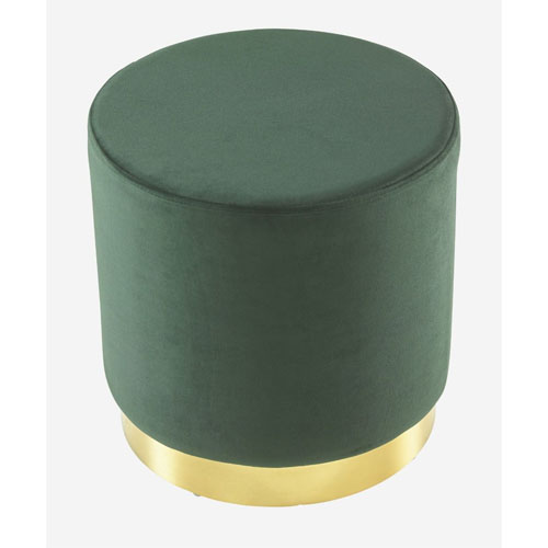 Puff pequeño Dot verde