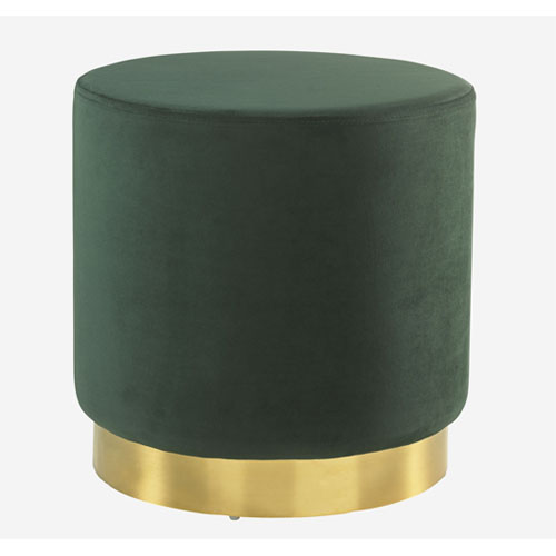 Puff pequeño Dot verde