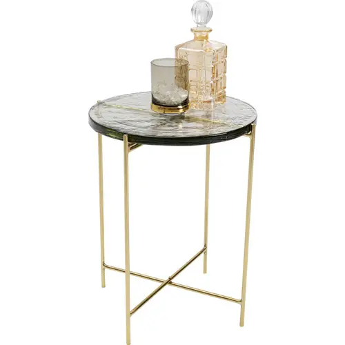 Mesa auxiliar transparente Ice Kare