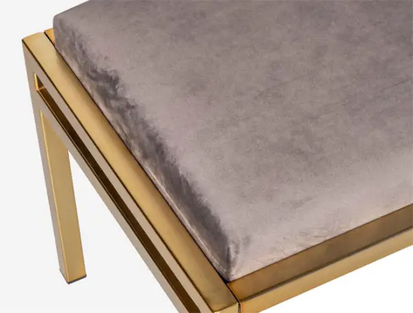 banco de cama Proud gris
