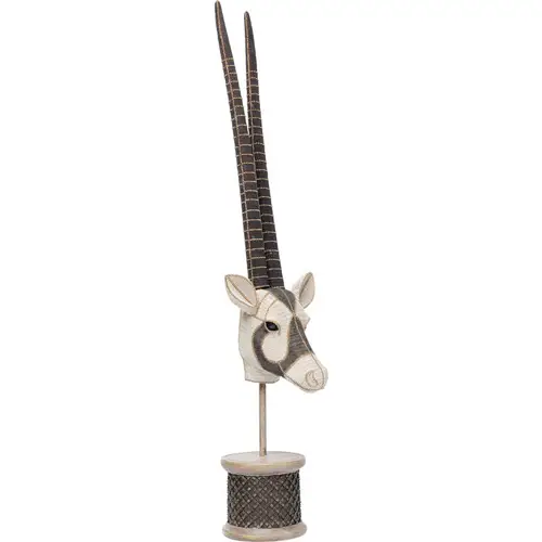 Figura decorativa Cabeza de Antílope Oryx Kare
