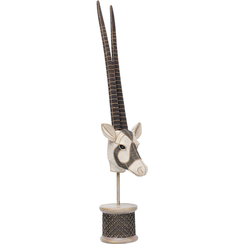 Figura decorativa Cabeza de Antílope Oryx Kare