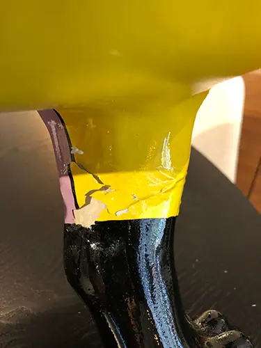 Figura decorativa perro de colores