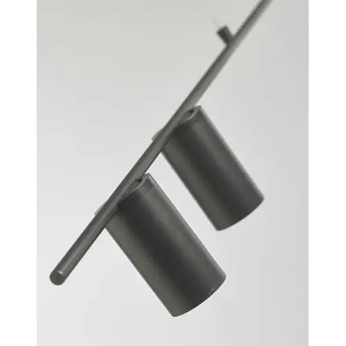 Lámpara de techo Tubular negro