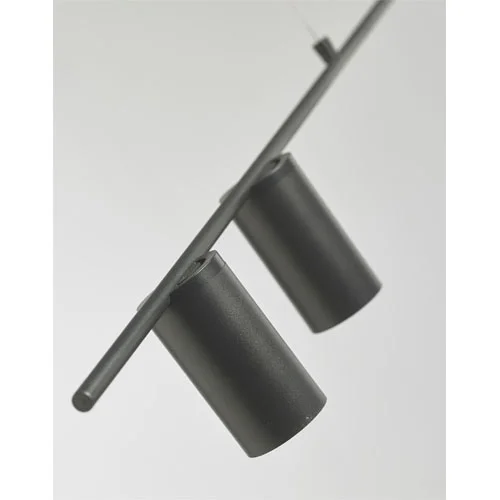 Lámpara de techo Tubular negro