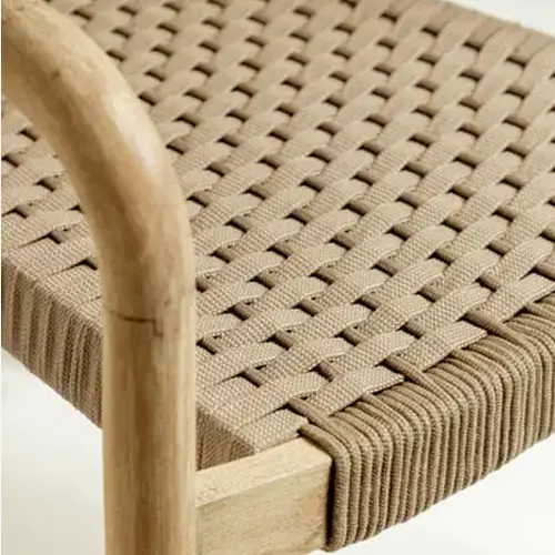Silla Sheryl madera maciza beige
