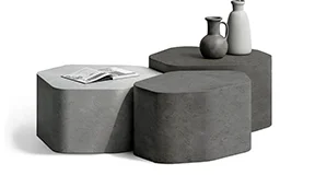 Conjunto de Mesas de centro Nexo de mortex Menhir