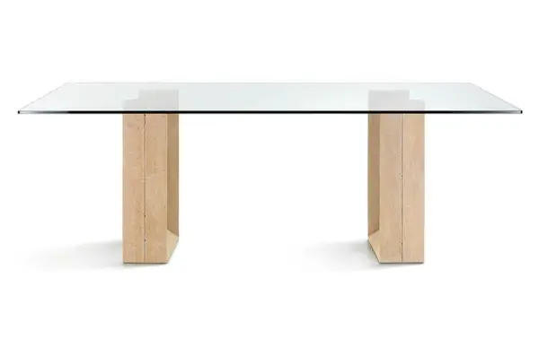 Mesa de comedor cristal Diapason Cattelan