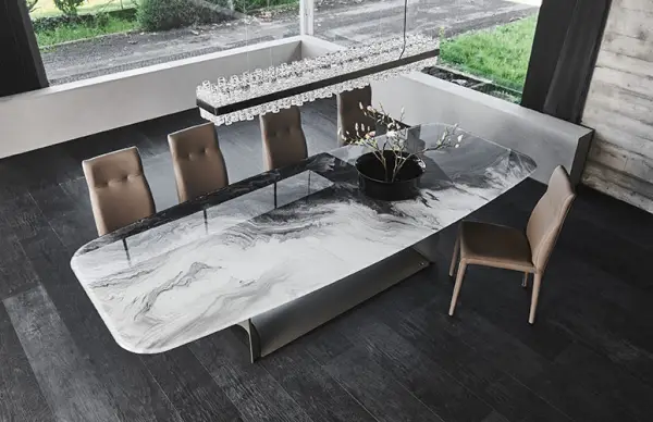 Mesa de comedor Dragon Crystalart Cattelan