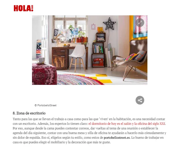 Zona de escritorio