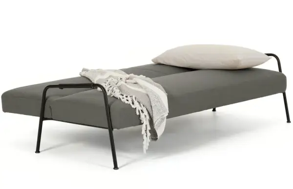 Sofá cama Neiela tela poliéster  180 cms gris
