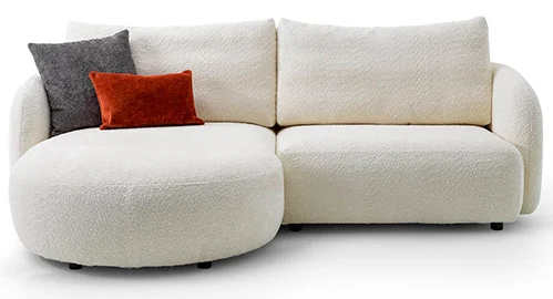 Sofá con chaise longue curvo Togo