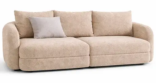 Sofá modular curvo Togo double party